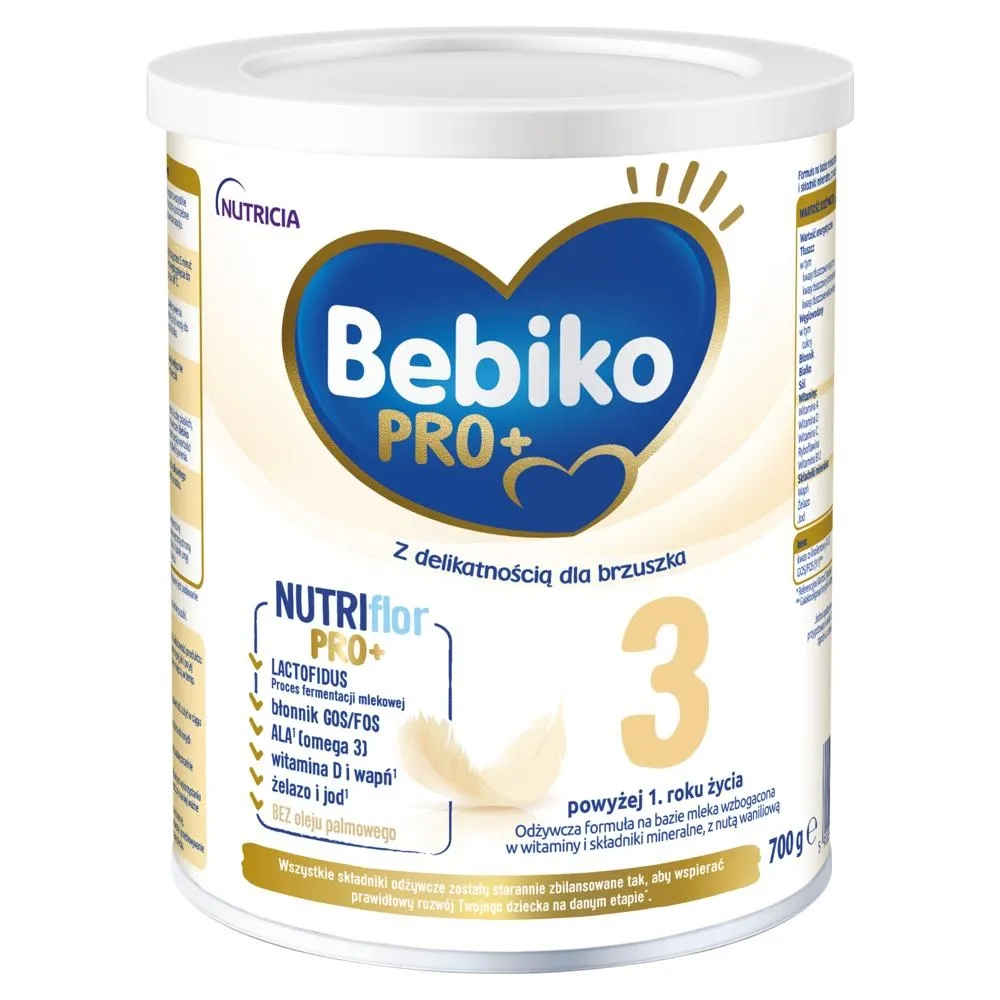 Bebiko Pro+ 3 Odżywcza formuła na bazie mleka powyżej 1. roku życia 700 g