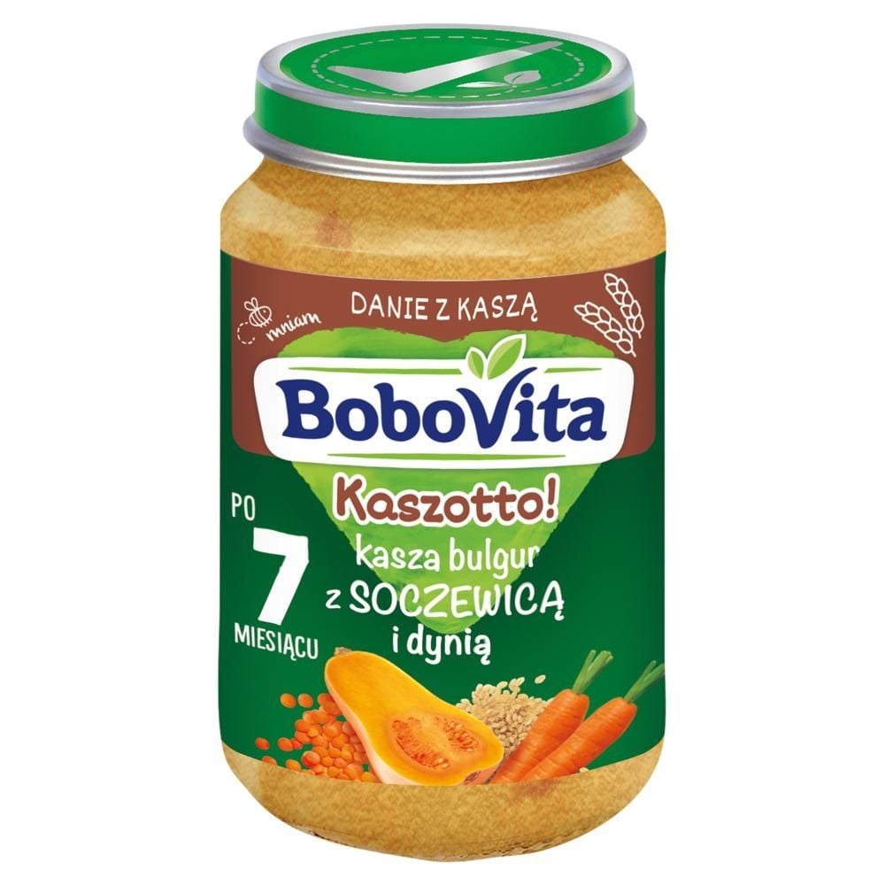 BoboVita Kaszotto! Kasza bulgur z soczewicą i dynią po 7 miesiącu 190 g