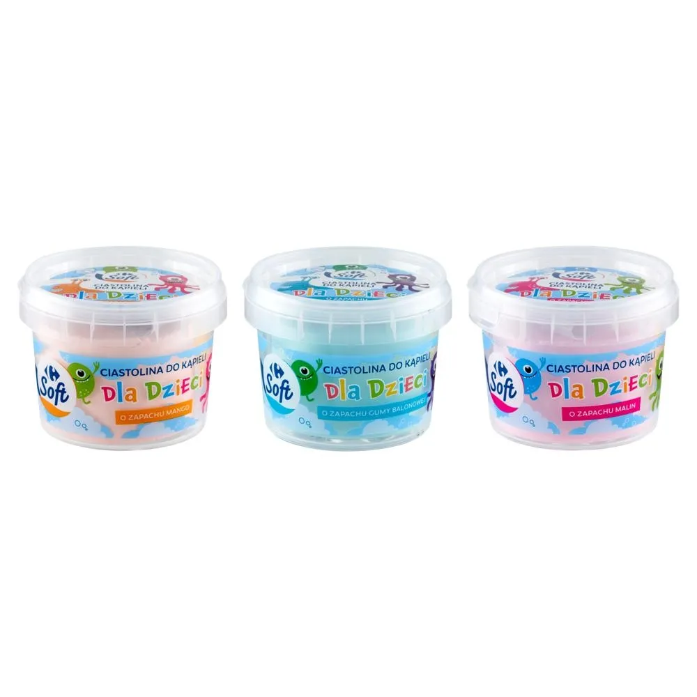 Carrefour Soft Ciastolina do kąpieli dla dzieci 100 g