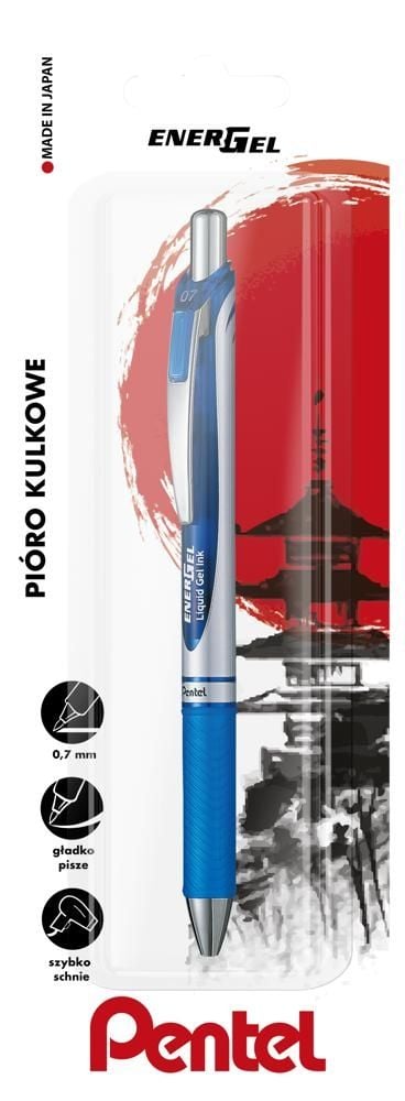 Pióro kulkowe EnerGel BL77/niebieski