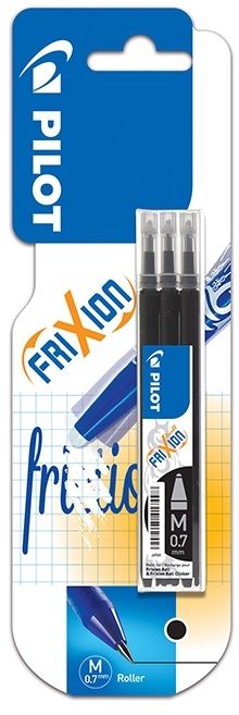 Wkład do pióra kulkowego PILOT Frixion Wkłady Czarny x3