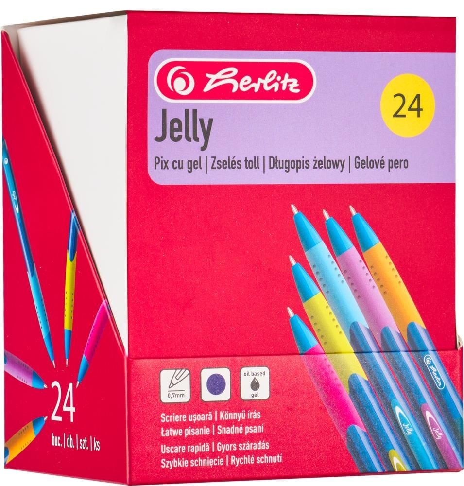 Długopis żelowy Herlitz Jelly niebieski