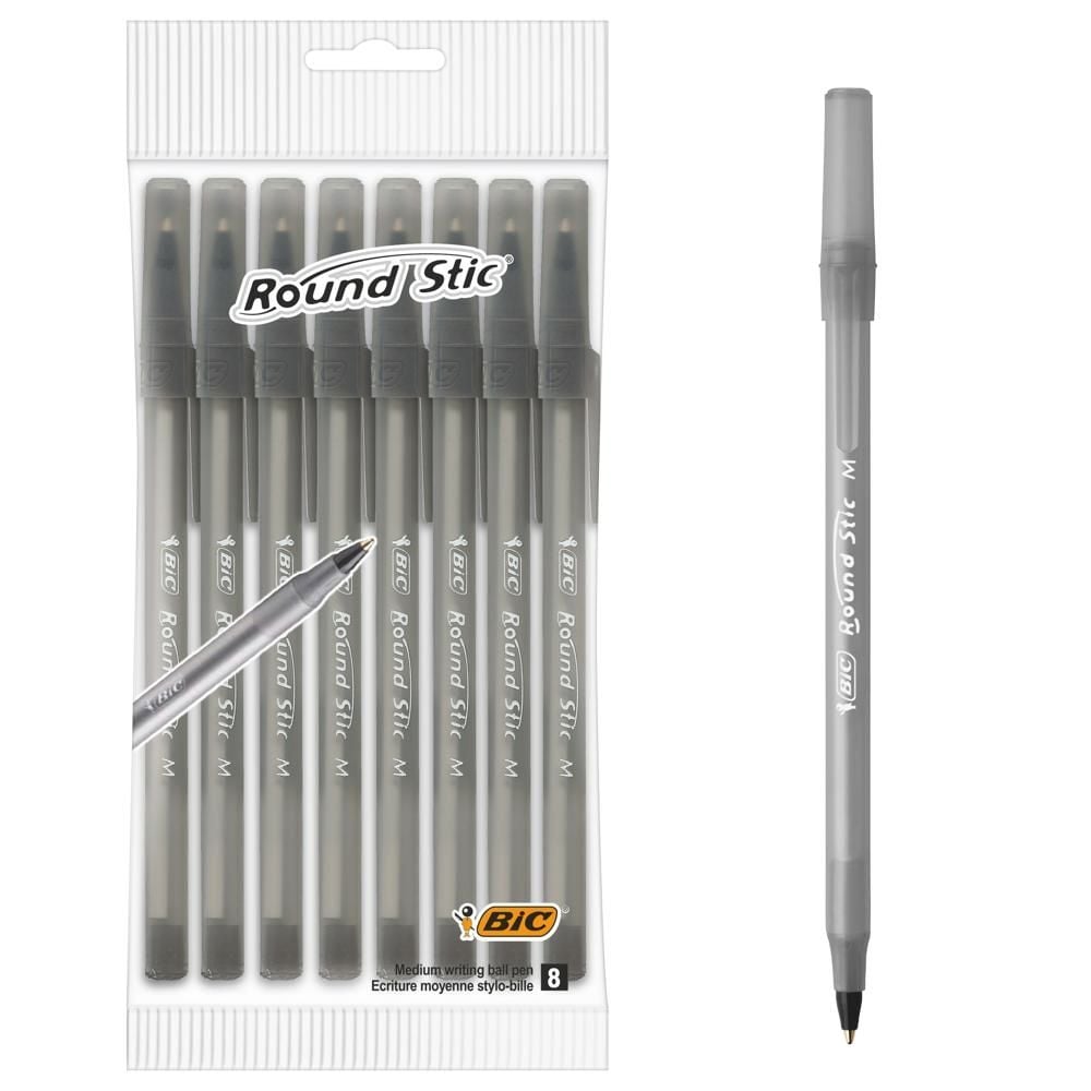 BIC Round Stic Classic Długopis niebieski Pouch 8szt
