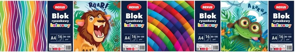 Blok Rysunkowy Kolorowy A4/16K.