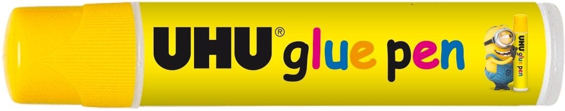 Klej w płynie UHU Pen 50 ml, klej dla dzieci z licencją Minionki 3
