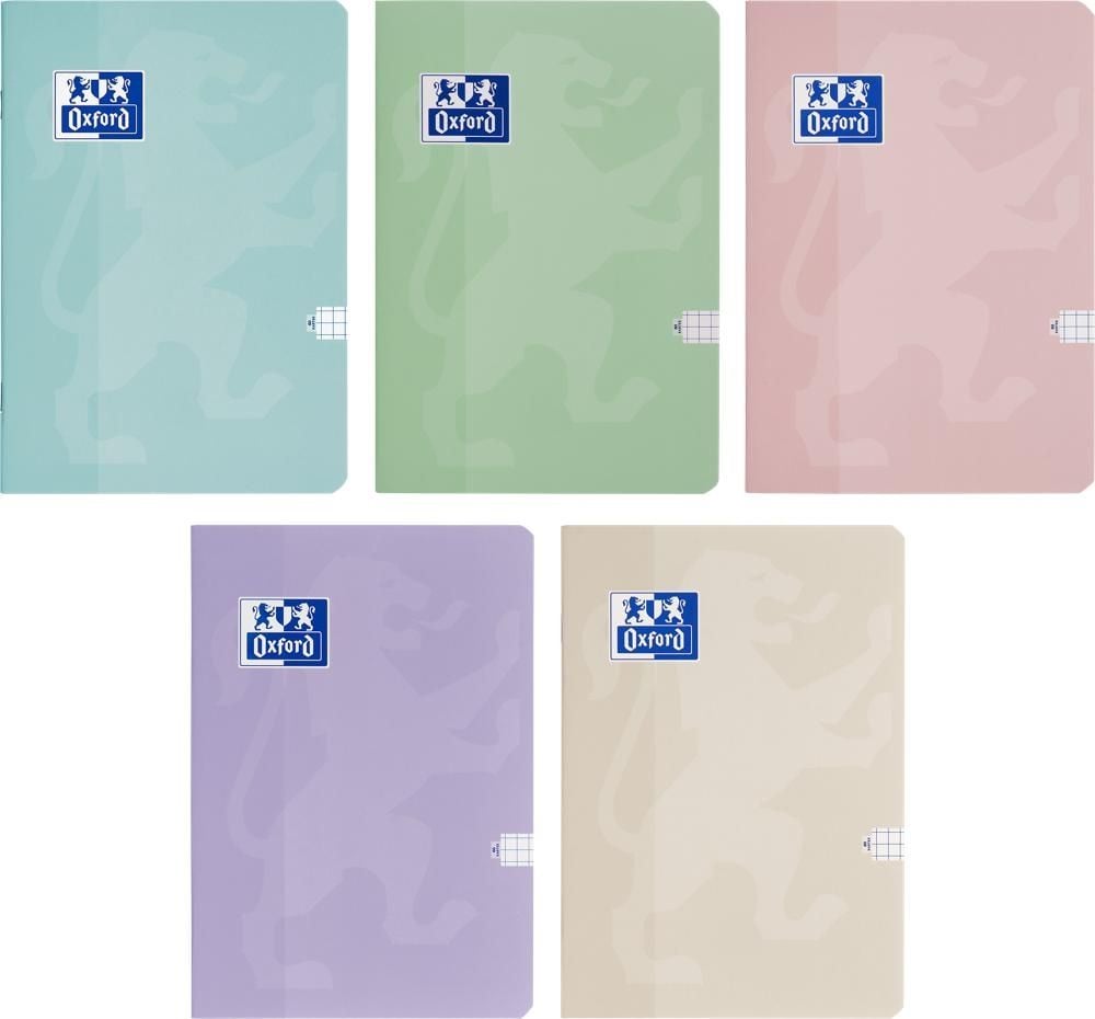 Zeszyt oxford touch pastel a4/60k kratka z marginesem