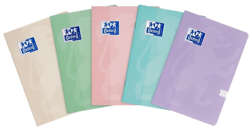 Zeszyt oxford touch pastel a5/32k kratka z marginesem