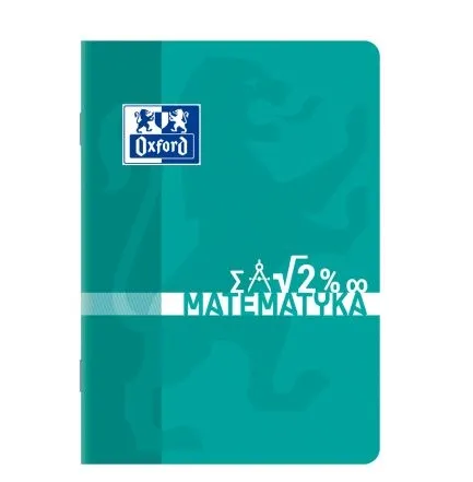 Oxford Zeszyt do Matematyki w kratkę 60 kartek (mix)