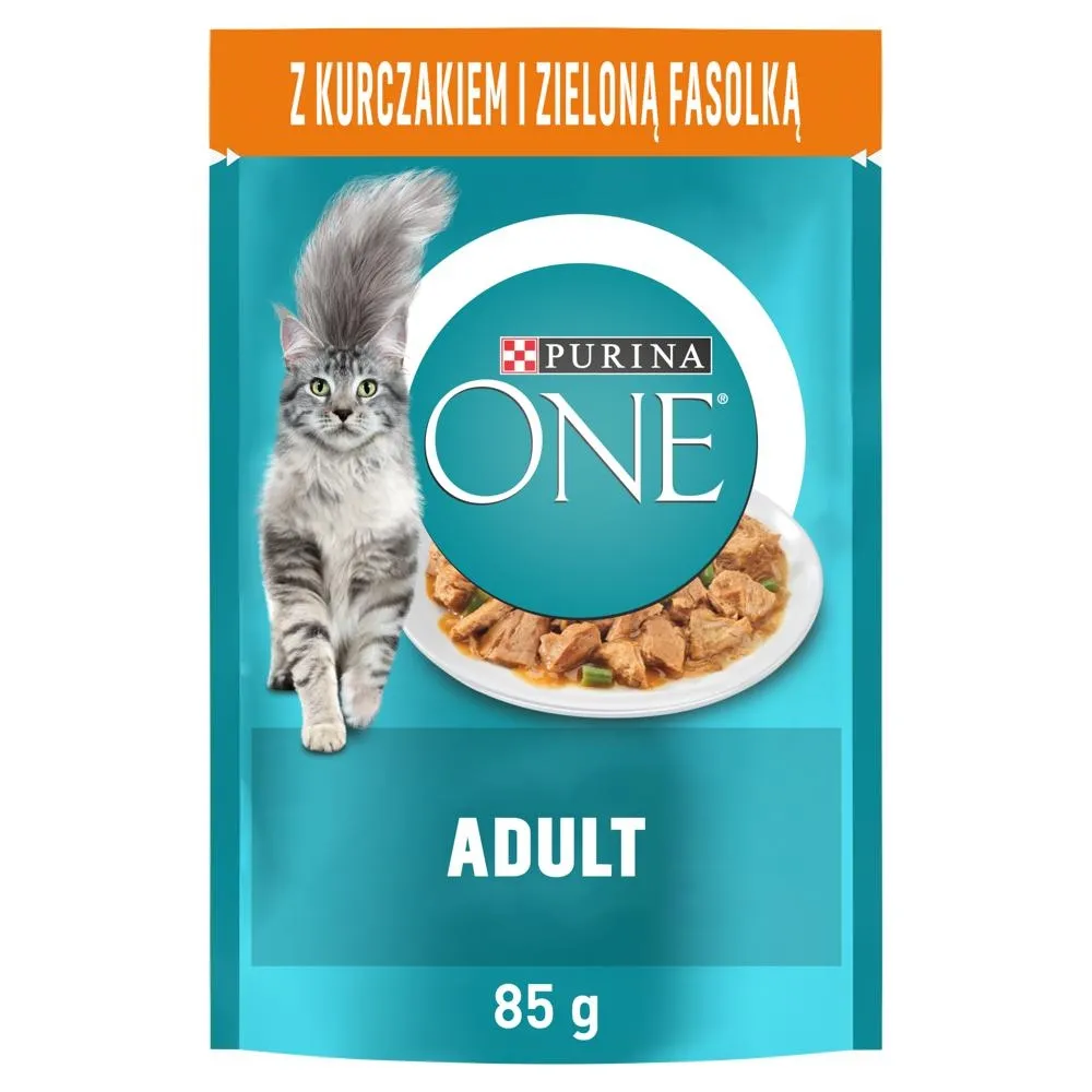PURINA ONE Adult Karma dla kotów z kurczakiem i zieloną fasolką 85 g