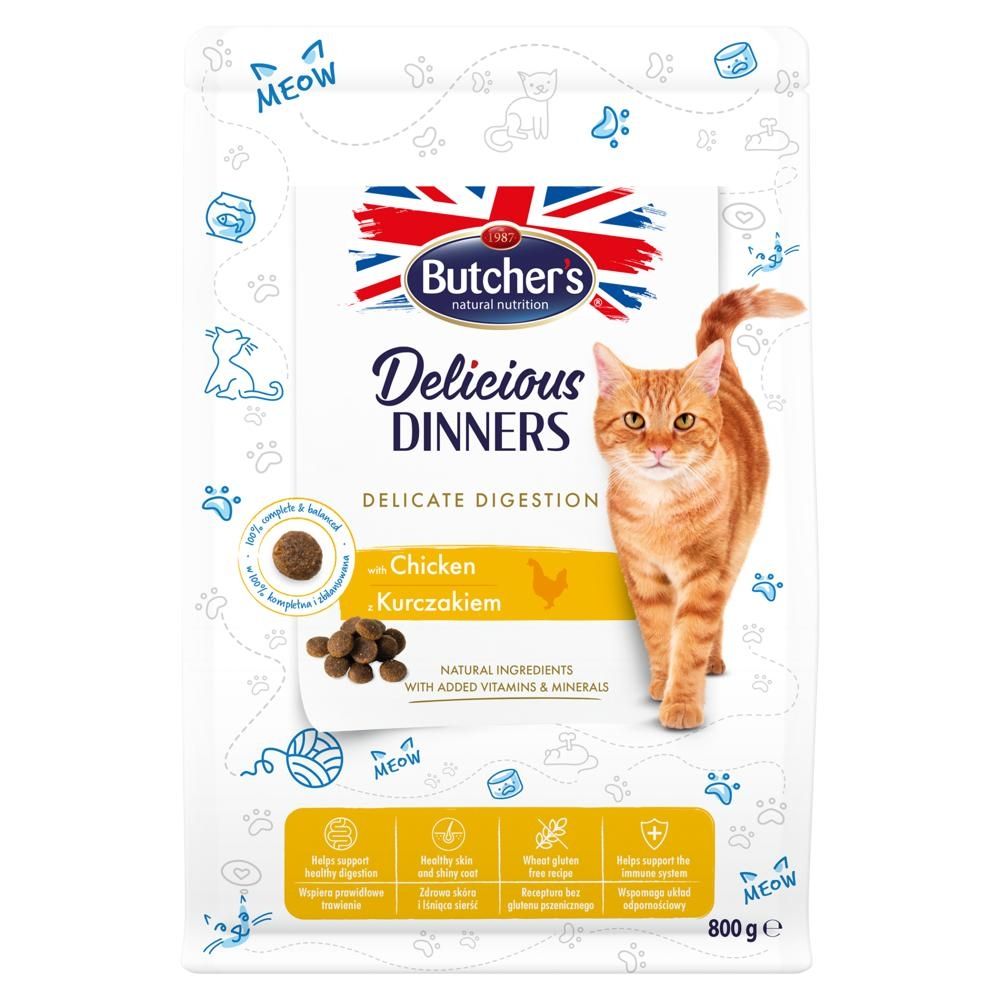 Butcher's Delicious Dinners Karma dla kotów z kurczakiem 800 g