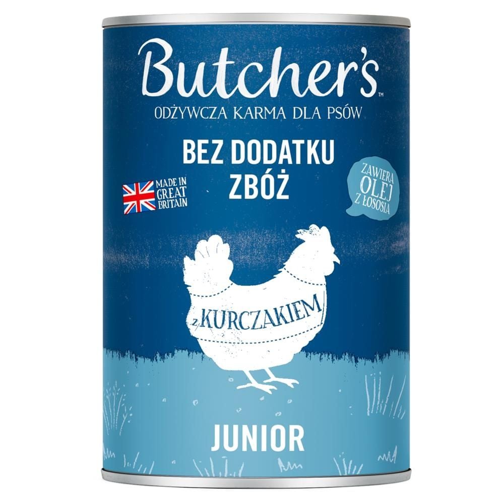 Butcher's Junior Odżywcza karma dla psów z kurczakiem 400 g
