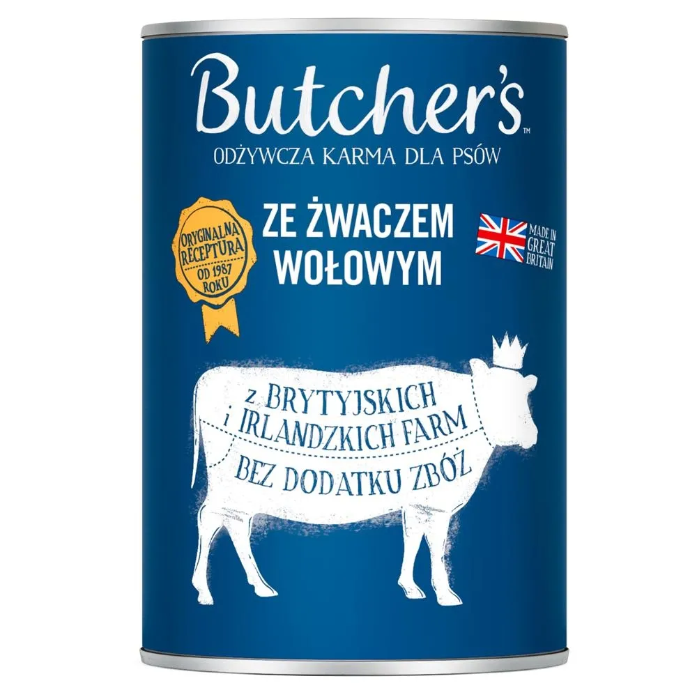 Butcher's Odżywcza karma dla psów ze żwaczem wołowym 400 g