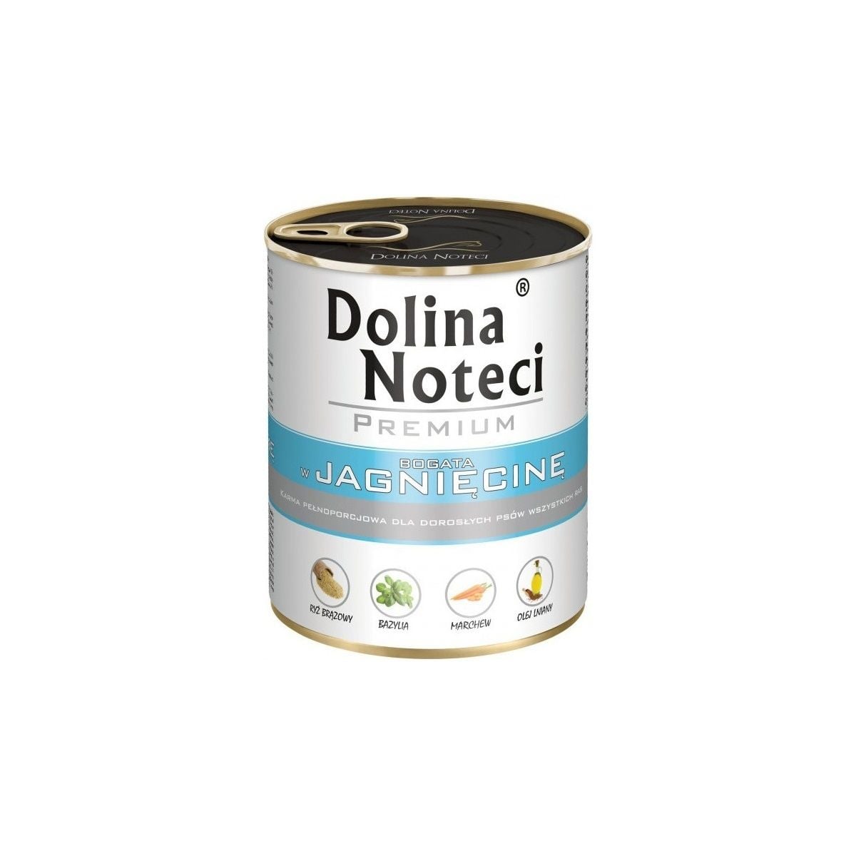 Dolina Noteci Premium bogata w jagnięcinę puszka 800g
