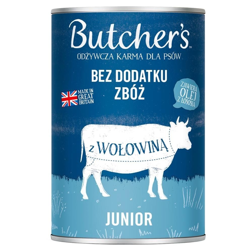Butcher's Junior Odżywcza karma dla psów z wołowiną 400 g