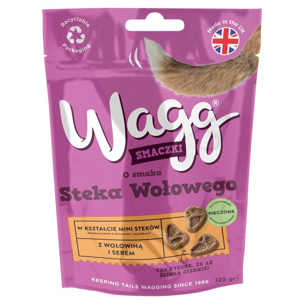 Wagg Smaczki o smaku Steka Wołowego 125 g