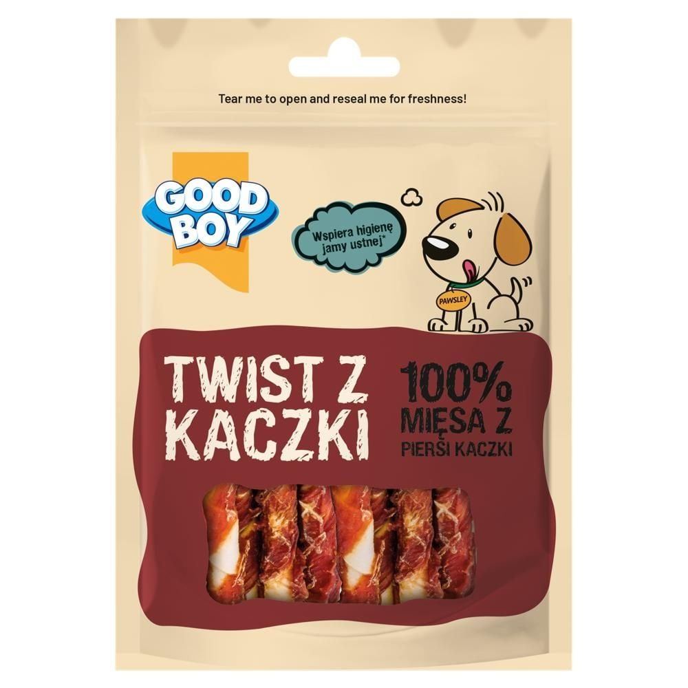 Good Boy Mieszanka paszowa uzupełniająca dla psów twist z kaczki 70 g