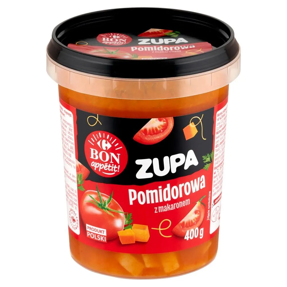 Carrefour Bon Appétit! Zupa pomidorowa z makaronem 400 g