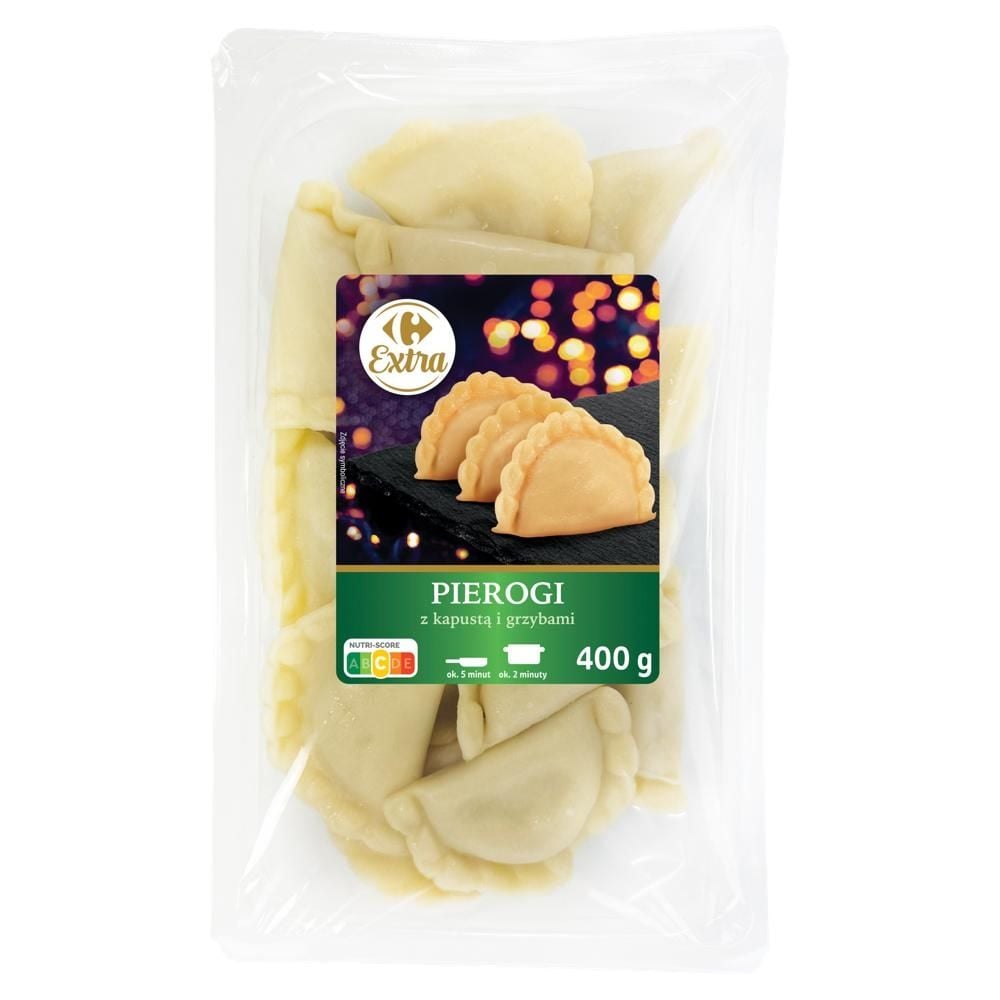 Carrefour Extra Pierogi z kapustą i grzybami 400 g