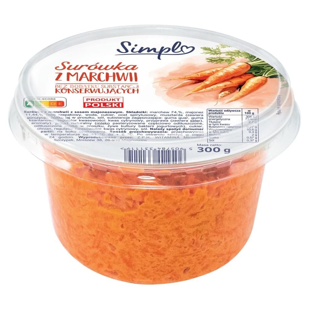 Simpl Surówka z marchwi 300 g