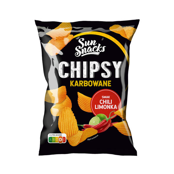 Chipsy karbowane