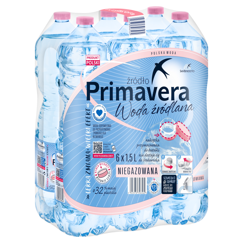 Naturalna woda źródlana niegazowana