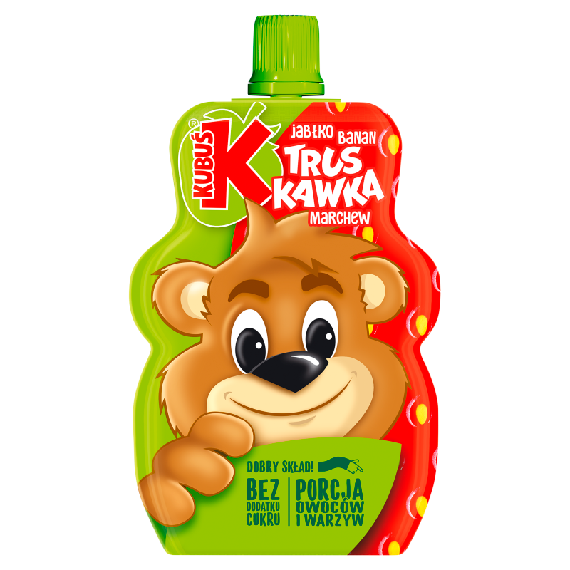 Mus truskawkowo-marchewkowo-jabłkowo-bananowy (bez dodatku cukru)