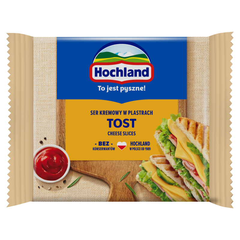 Ser kremowy w plastrach Tost