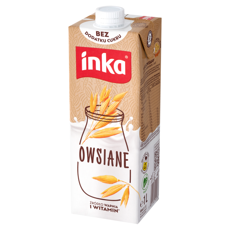 Napój owsiany z wapniem i witaminami