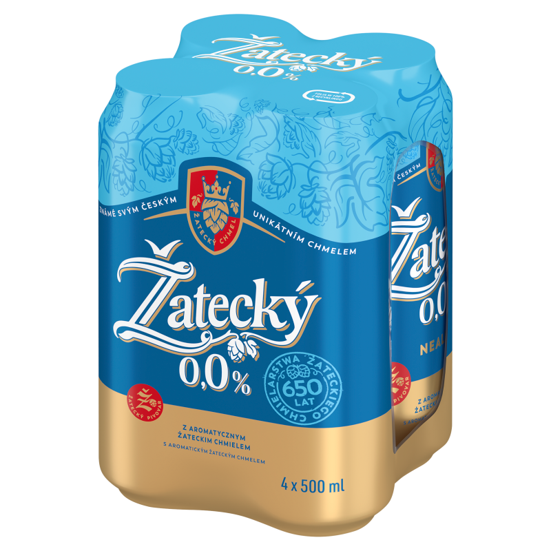 Piwo bezalkoholowe 4x500ml (puszka zwrotna)