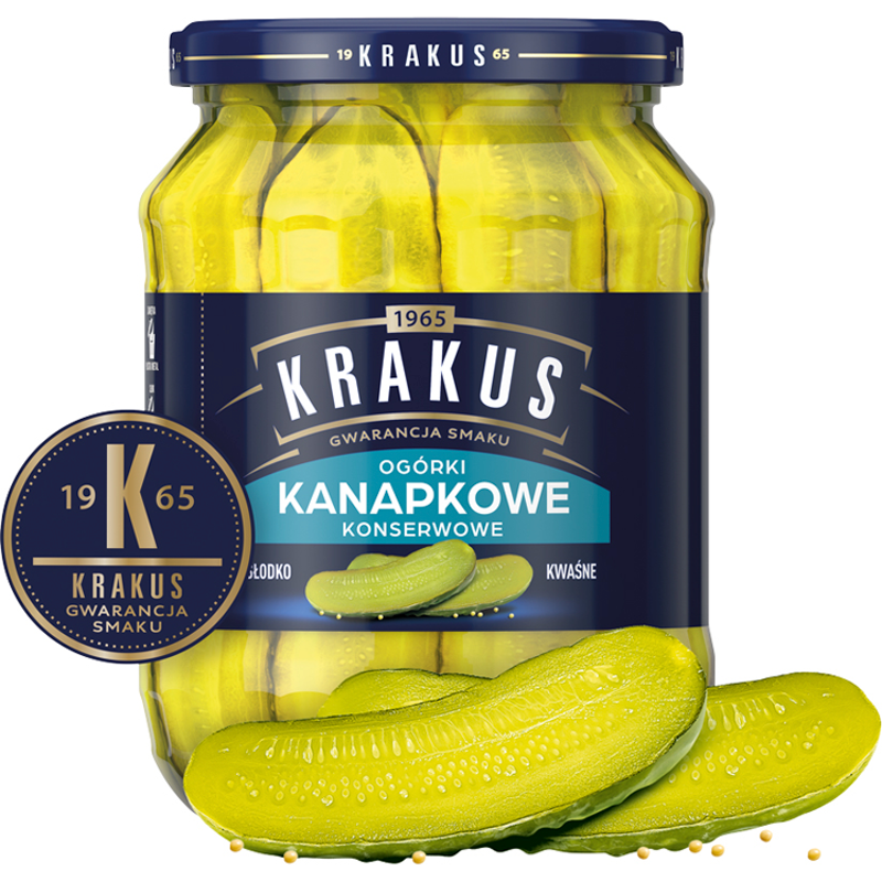 Ogórki kanapkowe konserwowe