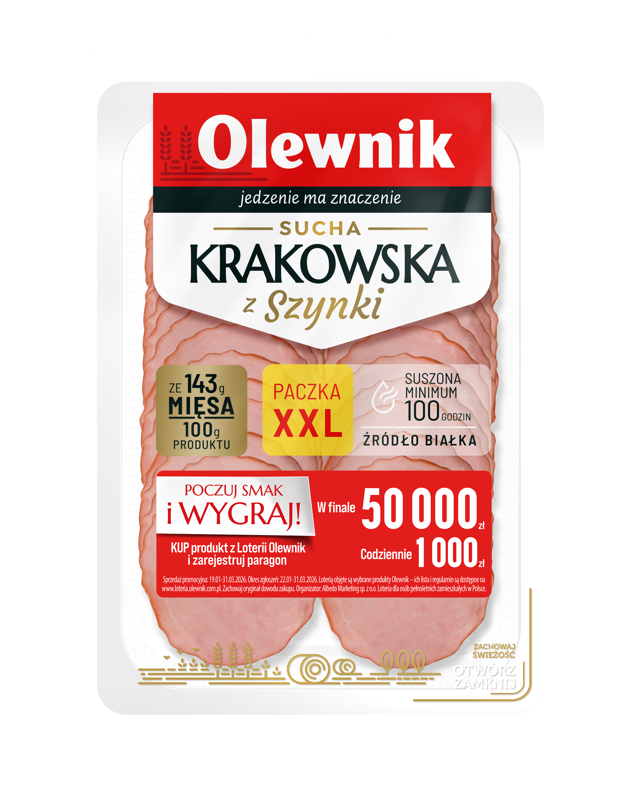 Sucha krakowska z szynki