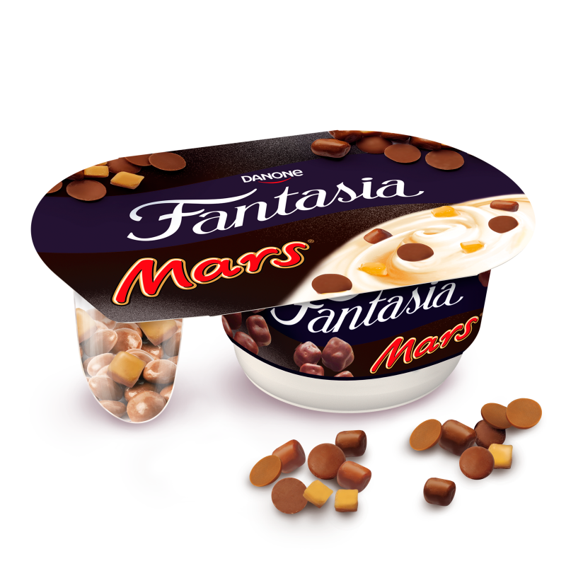 Jogurt kremowy z mieszanką Mars