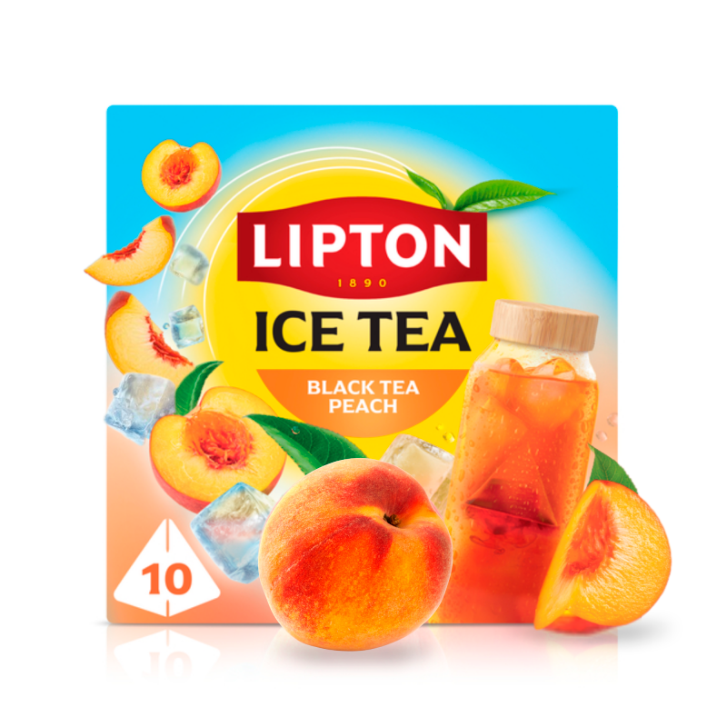 Herbata czarna aromatyzowana Brzoskwinia (10 piramidek)