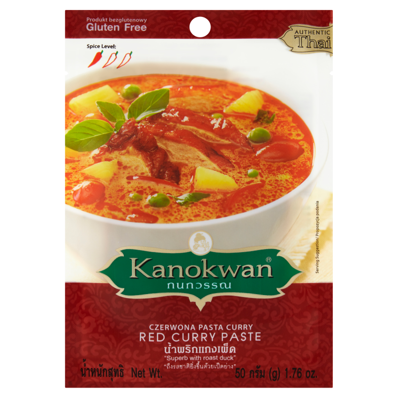 Pasta curry czerwona bezglutenowa