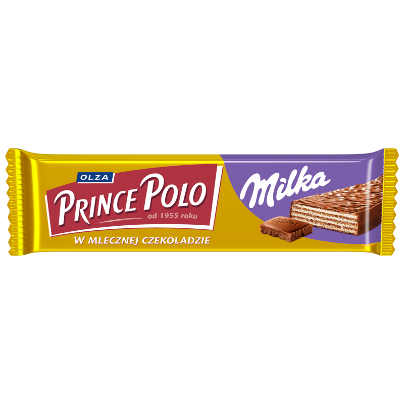 Wafelek o z kremem kakaowym MILKA