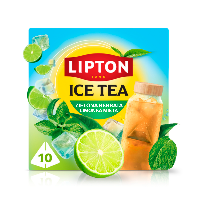 Herbata zielona aromatyzowana Cytrusy i mięta (10 piramidek)