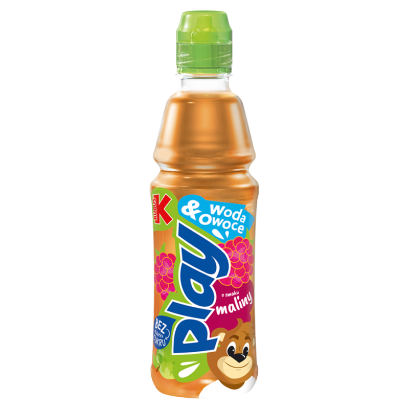 Napój owocowy woda i owoce jabłko malina