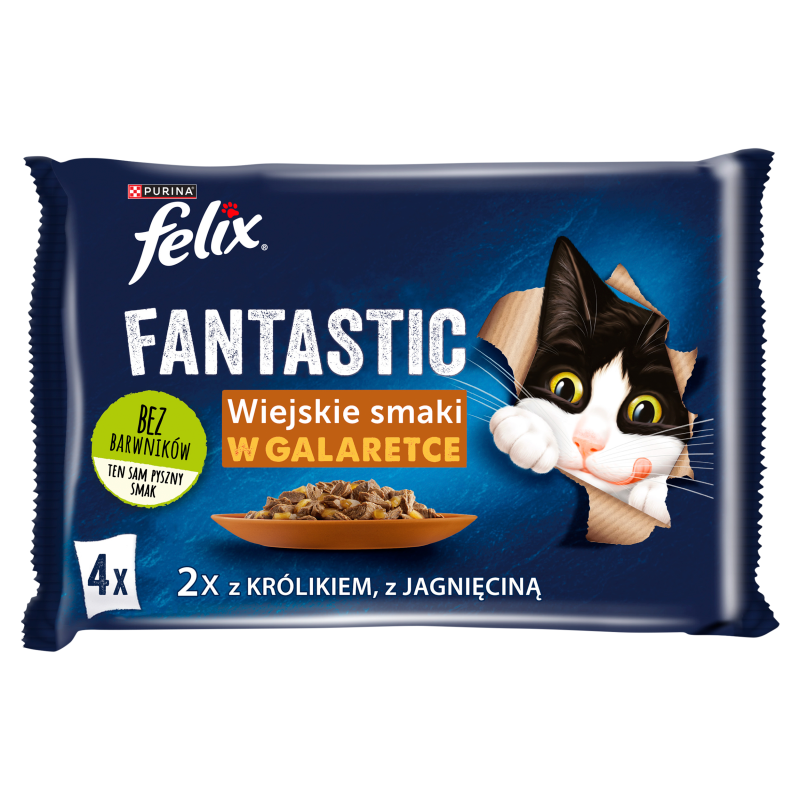 Karma dla kotów - Wiejskie smaki w galaretce 4x85g