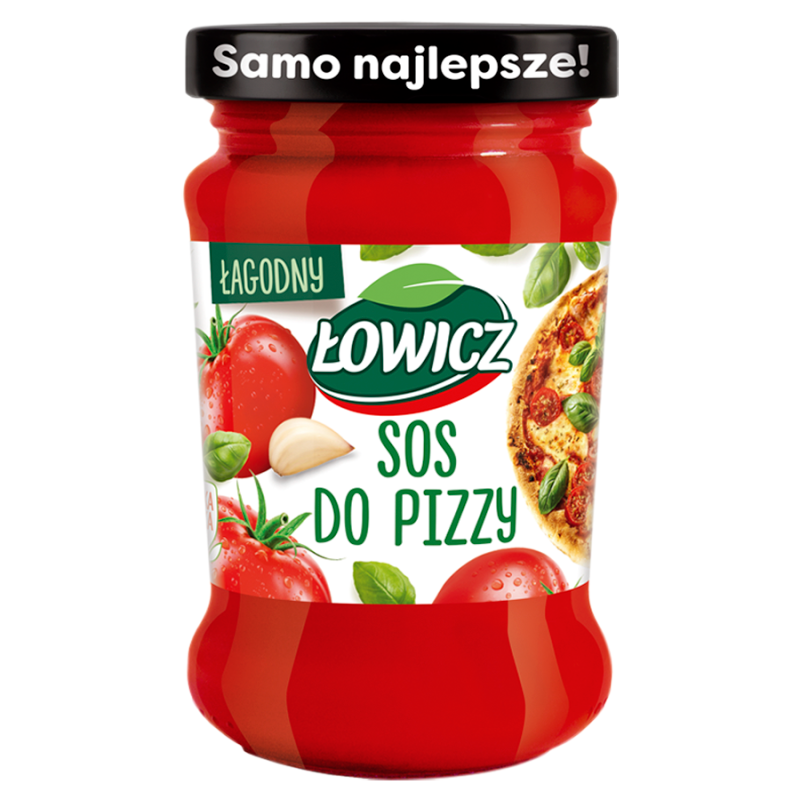 Sos do pizzy z ziołami (łagodny)