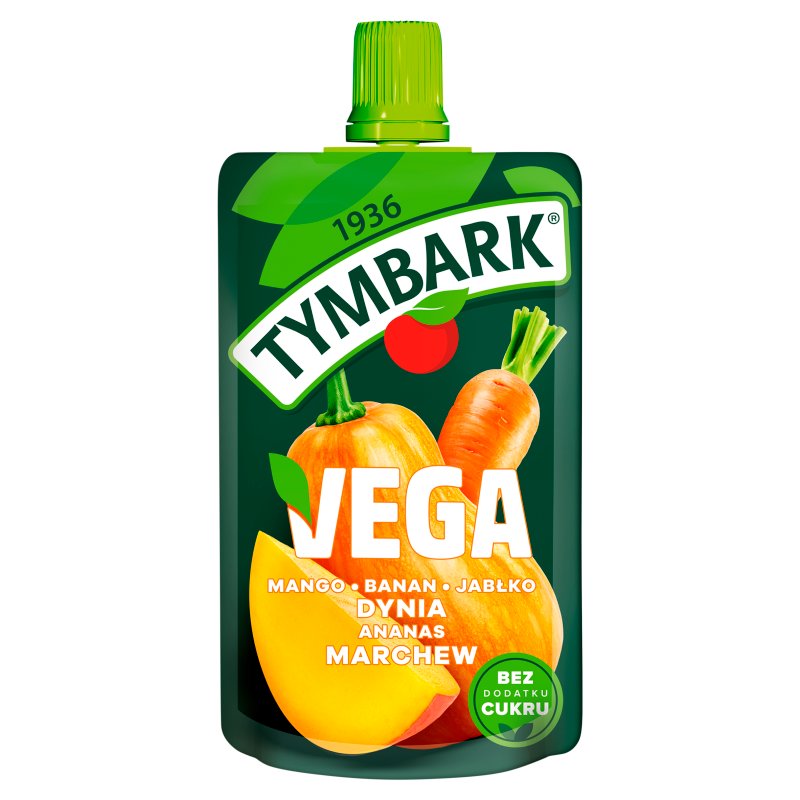 Mus VEGA z dynią, ananasem i marchwią (bez dodatku cukru)