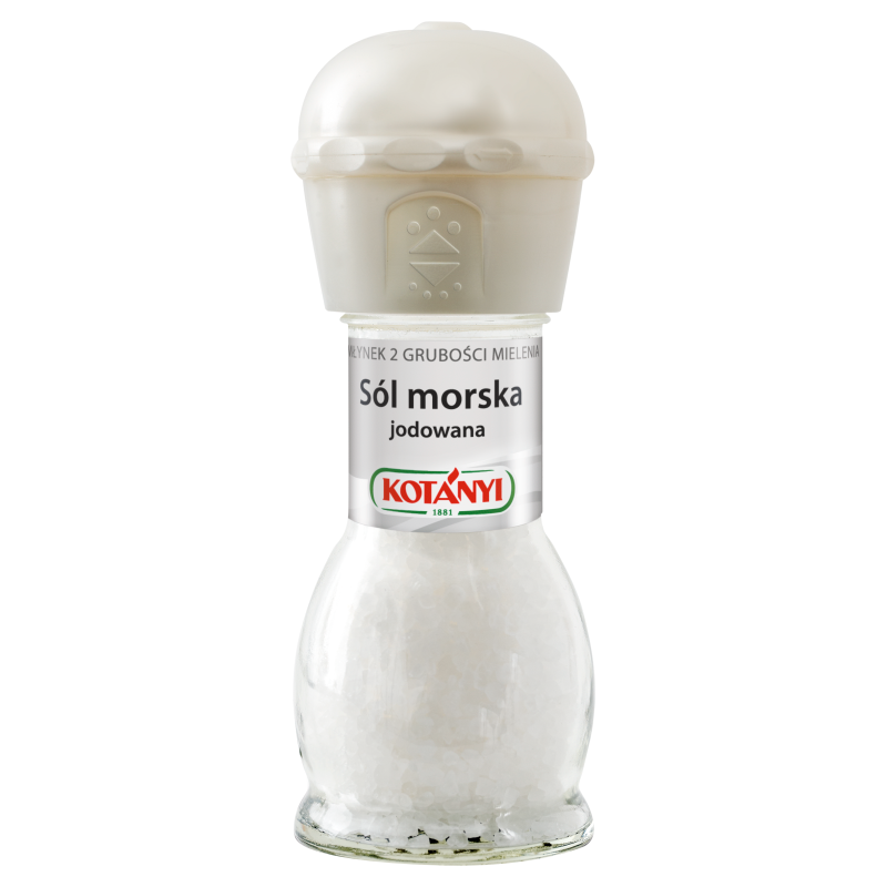 Sól morska jodowana - młynek