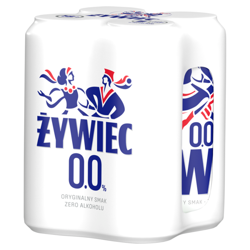 Piwo bezalkoholowe 4x500ml (puszka zwrotna)