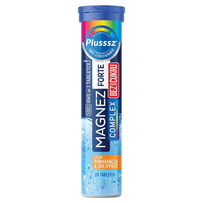 Magnez Forte COMPLEX z sokiem owoc. (20 tabl. mus.)
