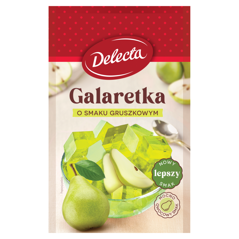 Galaretka o smaku gruszkowym