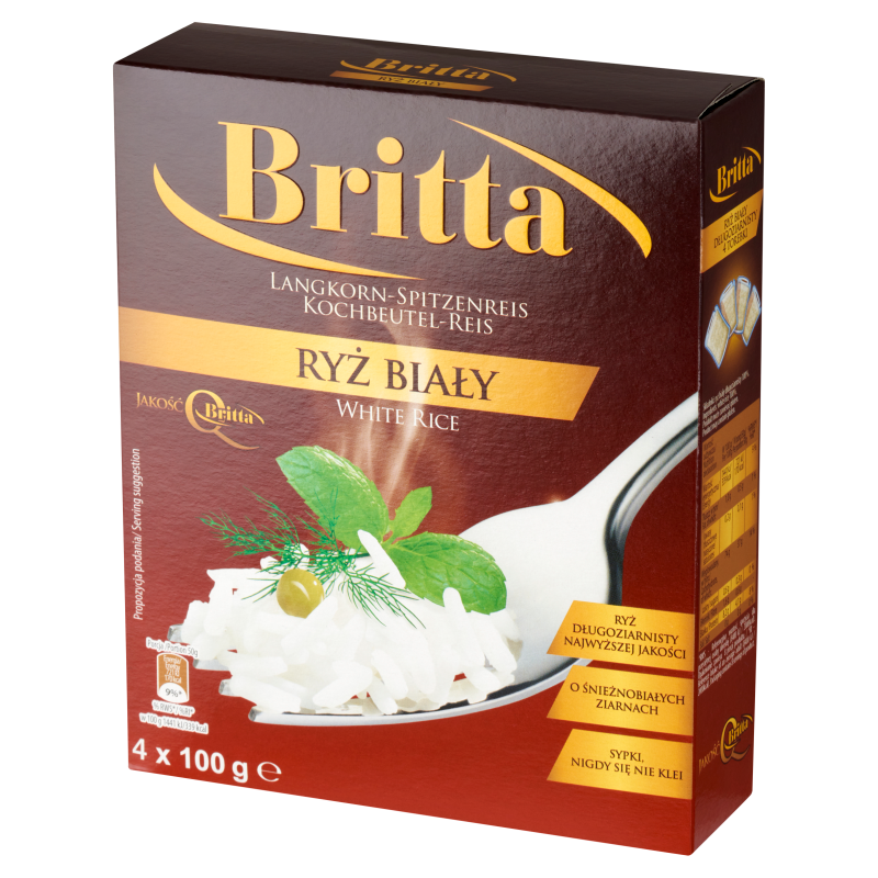 Ryż biały długoziarnisty (4x100g)
