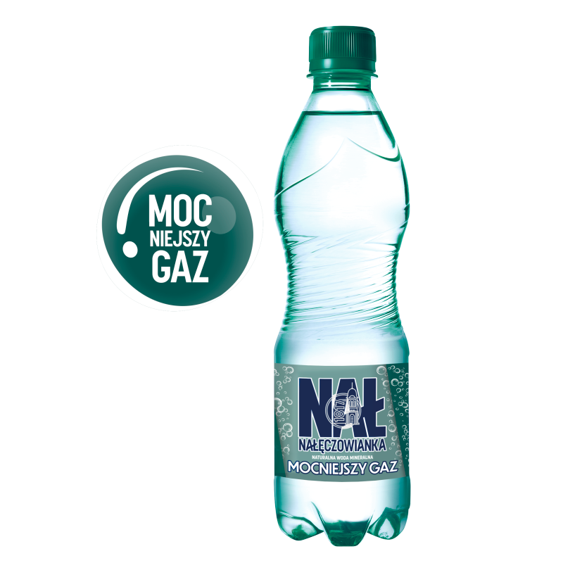 Naturalna woda mineralna Mocniejszy Gaz