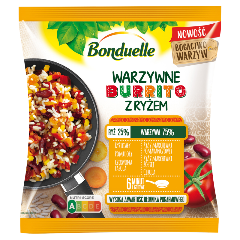 Warzywne Burrito z ryżem
