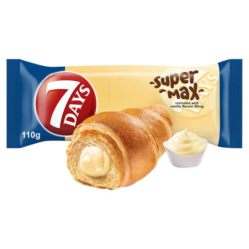 Croissant z nadzieniem o smaku waniliowym
