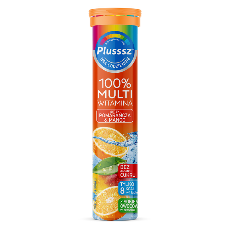 Multiwitamina o sm. pomarańczy i mango (20 tabl. mus.)