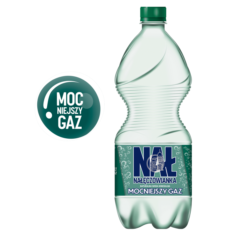 Naturalna woda mineralna Mocniejszy Gaz